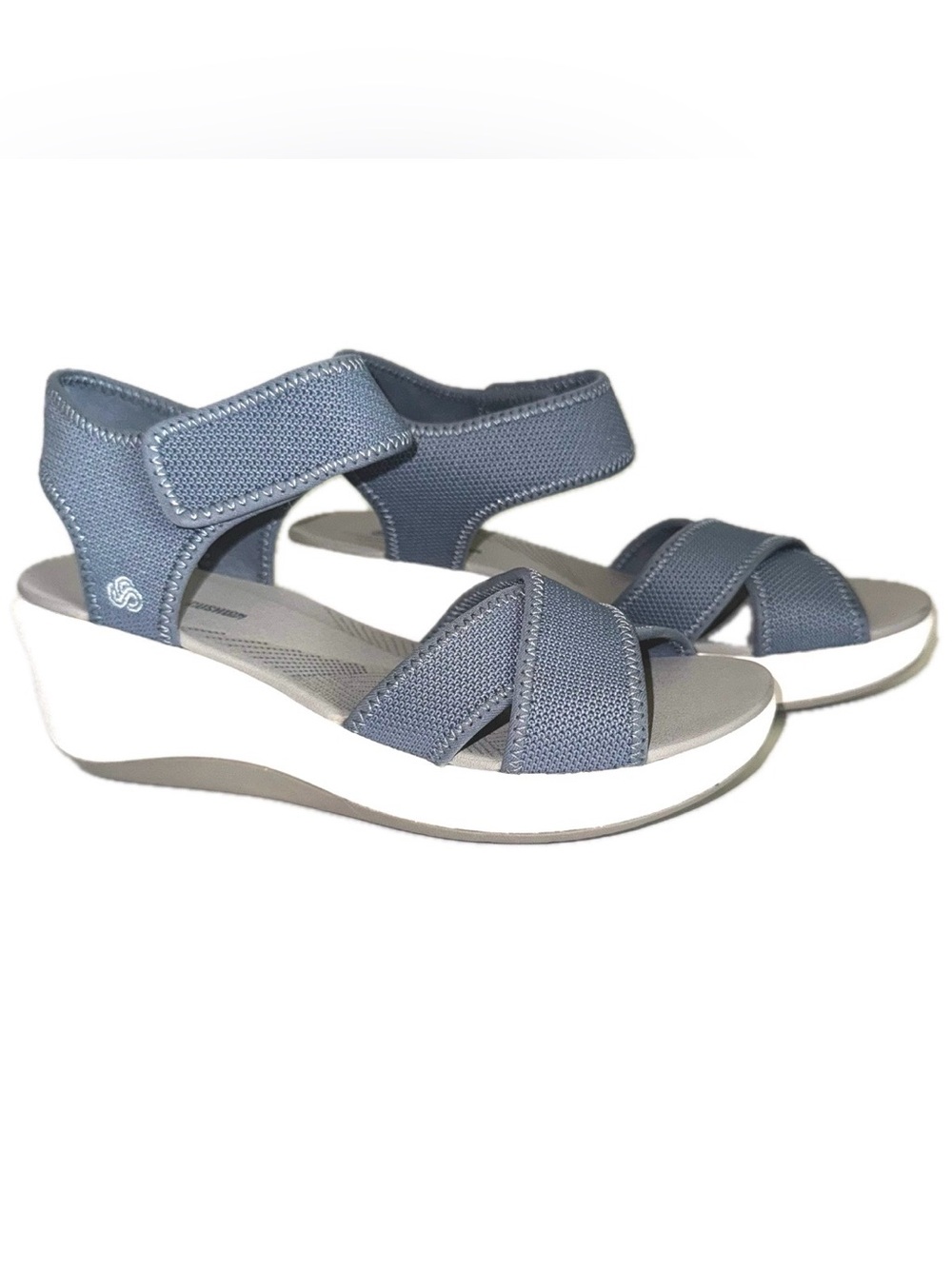 Clarks Cloudsteppers “Step Cali Skye” Wedge Sport Sandals, Sz 8